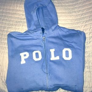 Ralph Lauren Sport Purple Polo Zip Up